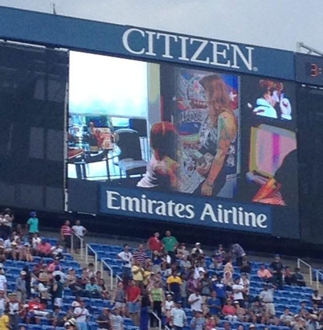 Martina Navratilova Proposal Broadcast on Big Screen at US Open