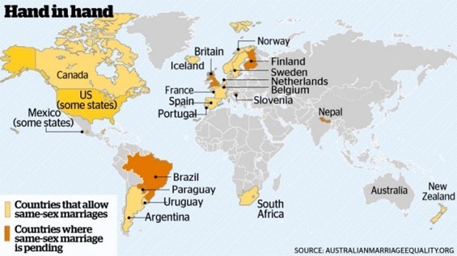 Advocates Plan Same-Sex Marriage Push In Federal Electorates For 2015